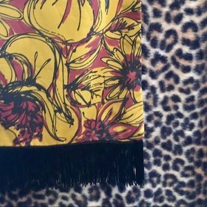 Vintage 1960’s wrap/shall and belt/hair wrap